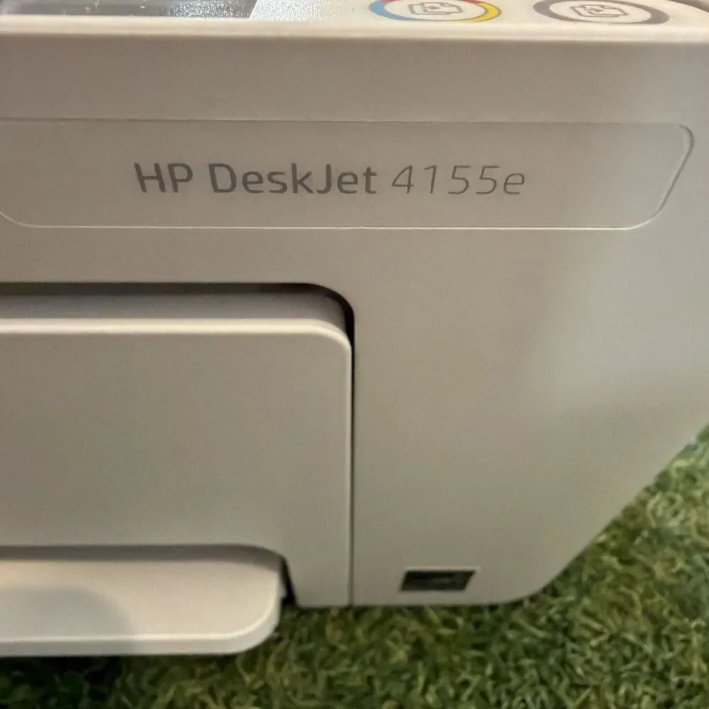 HP DeskJet 4155e All-in-One Wireless Color Inkjet Printer Scanner Copier Tested